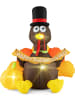 COSTWAY 150 cm Thanksgiving Deko aufblasbar in Bunt