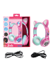LEXIBOOK® Barbie Kabellose Kopfhörer mit Katzenohren beleuchtet