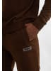 Tom Barron Freizeitanzug MENS OVERSIZE SPORT TRACKSUIT PANT AND SWEATSHIRT in BROWN