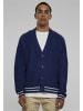 Urban Classics Urban Classics Herren Sporty Boxy Cardigan in spaceblue