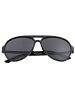 Simplify Polarisierte Sonnenbrille "Spencer" in Glanzschwarz/Schwarz