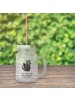 Mr. & Mrs. Panda Trinkglas Mason Jar Stinktier  mit Spruch in Transparent