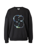 s.Oliver Sweatshirt langarm in Schwarz