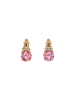 NAEMI Women Earrings in Rose Gold Pink White