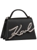 Karl Lagerfeld Umhängetasche K/Signature 2.0 SM in Black/Nickel