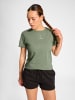 Hummel T-Shirt S/S Hmlactive Chevrons Co Tee S/S Woman in SEA SPRAY