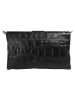 Cluty Abendtasche echt Leder in schwarz