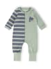 Sigikid Overall Baby Nachtwäsche in grün/blau