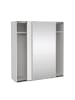 ebuy24 Schiebetürenschrank Como (2-türig) Weiß 179 x 67 cm
