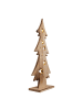 näve LED-Holz-Dekoleuchte "TANNENBAUM" in braun - (L)34,5cm x (B)14,5cm x (H)80cm