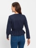 Heine Lederimitat-Blazer in marine
