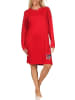 NORMANN Langarm Nachthemd Tiermotiv - 87575 in rot