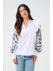 Cream Langarm-Bluse CRAlice Regular fit in Snow White