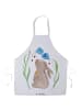 Mr. & Mrs. Panda Schürze Hase Blume ohne Spruch in Weiß