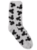 United Labels 2er Pack Disney Minnie Mouse Kuschelsocken warme Socken in grau/schwarz