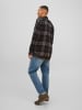 Jack & Jones Kariertes Flanell Hemd Freizeit Shirt JJECLASSIC in Braun