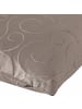 Erwin Müller Jacquard, Baumwollmischung Kissenhülle Oberhausen in taupe