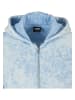 Urban Classics Urban Classics Damen Ladies Short Oversized Towel Washed Zip Hoody in balticblue