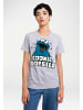 Logoshirt T-Shirt Sesamstrasse - Krümelmonster in grau-meliert