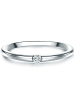 Trilani Ring aus Sterling Silber mit Diamant in silber