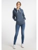 Schmuddelwedda Hoodie in Rauchmarine Melange