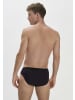 Hessnatur Slip Regular Cut 3er-Pack in schwarz