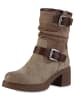 VAN HILL Biker Boots Amanda in Khaki