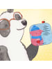Mr. & Mrs. Panda Untersetzer Schweinchen Glühwein Design mit Spruch in Weiß
