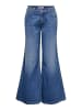 ONLY Jeans mit weitem Bein in Dark Blue Denim