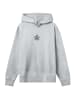 F4NT4STIC Hoodie Knut und Jan Scribble Logo in grau meliert