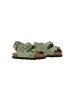 Divine Factory Kinder-Lederpantolette Noga Mistraly BS Edge Grün
