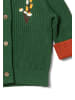Little Green Radicals Organic Knitted Cardigan in Green