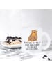 Mr. & Mrs. Panda Glühweinbecher Affe mit Spruch in Transparent