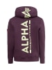 Alpha Industries Kapuzenpullover in lila - 0013