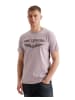 PME Legend T-Shirt SHORT SLEEVE R-NECK LOGO CARRIER in Lila