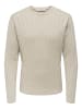 ONLY & SONS Strickpullover in Oatmeal