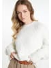 DreiMaster Vintage Damen Strickpullover in Weiss