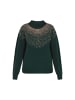 faina Women Sweater in emerald green