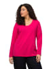 Ulla Popken Shirt in magentapink