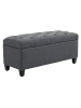 HOMCOM Sitzbank-100B x 40T x 44H cm-Dunkelgrau
