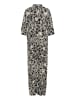 Kaffe Overall KAsanne Regular fit in Black / Light Beige Flower
