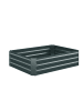 relaxdays Hochbeet in Anthrazit - (B)120 x (H)30 x (T)90 cm