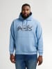 Petrol Industries Plus-Size Artwork Hoodie Flagstaff in Blau
