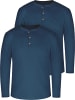 normani 2er Set Herren Langarm Shirts aus Bio-Baumwolle Neuville in Marine