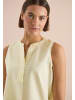 Cecil Seersucker Stripe Top in Light Buttermilk Yellow