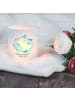 Mr. & Mrs. Panda Deko Windlicht Sternzeichen Fische mit Spruch in Transparent