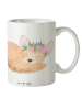 Mr. & Mrs. Panda Kindertasse Wüstenfuchs Blumen ohne Spruch in Weiß