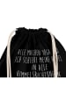 Mr. & Mrs. Panda Gymnastiktasche Avocado Yoga mit Spruch in Schwarz
