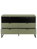 home24 Kommode KOONO 120 cm mit Schubladen in Olivgrün