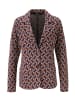 Aniston SELECTED Kurzblazer in bordeaux-camel-blau